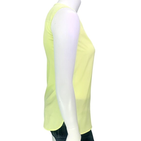 Chicos Womens Popover Split Neck Tunic Top Spring Green Sleeveless Size 1 | M - Picture 9 of 16